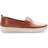 Fast Step Hakiki Deri Kadın Casual Ayakkabı 164ZA2010 - Taba