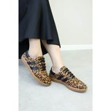 Fast Step Hakiki Deri Kadın Casual Ayakkabı 182ZA2324 - Leopar