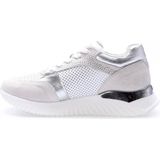 Fast Step Hakiki Deri Kadın Casual Ayakkabı 757ZA25041 - Beyaz - Gümüş