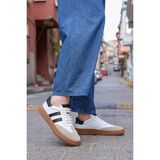 Fast Step Hakiki Deri Kadın Casual Ayakkabı 934ZA128 - Siyah