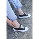 Fast Step Hakiki Deri Kadın Casual Ayakkabı 972ZA8260 - Siyah