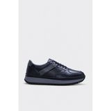 Fast Step Hakiki Deri Lacivert Erkek Casual Bot 722MA870