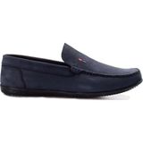 Fast Step Hakiki Deri Ortopedik Erkek Casual Ayakkabı 815MA1502 - Lacivert