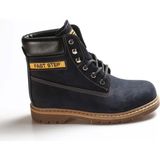 Fast Step Hakiki Deri Unisex Outdoor Bot 938SGA50 - Lacivert - Nubuk