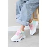 Fast Step Kız Çocuk Casual Ayakkabı 461XCA329 - Pembe - Yeşil