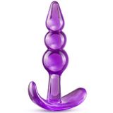 Fastieshop Boğumlu T Anal Plug Mor 9 cm