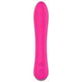 Fastieshop Isıtmalı Güçlü Şarjlı Titreşimli Esnek Silikon Vibratör - 17.5 cm