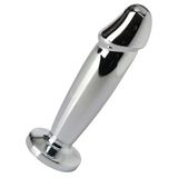 Fastieshop Şarjlı Titreşimli Çelik Anal Plug 12 cm