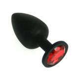 Fastieshop Taşlı Silikon Anal Plug - Medium