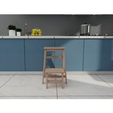Fastwood Ahşap Katlanabilir Basamaklı Tabure Kayın