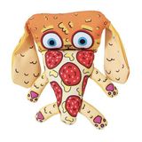 Fat Cat Foodies Dayanıklı Kanvas Kumaştan Sesli Köpek Oyuncağı (pizza)