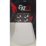 Fatex Kare Slım Soft ( 35 X 45 Cm) Yavaş Kapanan Plastik Klozet Kapağı