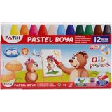 Fatih 12 Renk Karton Kutulu Pastel Boya Seti Canlı Renkler ile Çocuklar İçin Eğlenceli Boyama