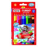 Fatih 12 Renk Tam Boy Jumbo Renkli Kuru Boya Kalemi (33340)