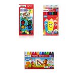 Fatih 12'li Kuruboya + Suluboya + Pastel Boya Seti Fatih-okul-set
