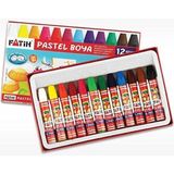 Fatih 12'li Pastel Boya Kalemi 12 Renkli Çocuklar İçin Güvenli Boya Seti