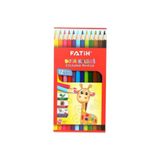 Fatih 12'li Uzun Boy Kuru Boya 12 Renk Kuru Boya Kalemi 17,5cm 86902DTB31122