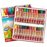 Fatih 24 Renk 50340 Köşeli Pastel Boya Karton Kutu 50340 Adet Sayısı ile Çocuklar İçin Eğlenceli
