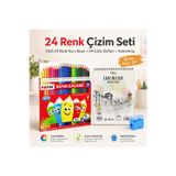 Fatih 24 Renk Kuru Boya Ve Ceren Ceo Art A4 Eskiz Defteri Çizim Seti - Profesyonel Resim Ve Boyama Çizim, Boyama Paketi