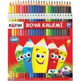 Fatih 33225 24 Renk Tam Boy Kuru Boya Kalemi Seti Okul Ürünü