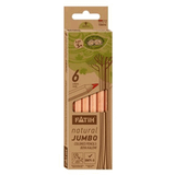 Fatih 33580 6 Renk Natural Jumbo Tam Boy Kuru Boya Kalemi