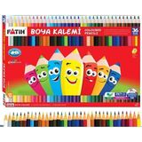 Fatih 36 Lı Kuru Boya Karton Kutulu 1 Adet 36 Renk Boya Kalemi Karton Kutuda Kuruboya Kalemi - Renkli - Standart