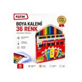 Fatih 36'lı Kuru Boya Kalemi - Tam Boy Kuru Boya Kalemi - Okul Seti