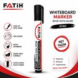 Fatih Beyaz Tahta Kalemi Siyah Whiteboard Marker Silinebilir Hızlı Kuruyan 1 Adet