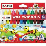 Fatih FA50220CB12R Wax Crayon Jumbo 12 Renk Mum Boya