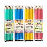 FATİH Fatih Mercanlı Pastel Kurşun Kalem 12×4 Adet – Toplam 48 Kalem
