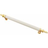 Fatih Hırdavat Fatihhırdavat Kumru Boy Dolap Vestiyer Mobilya Kulp Altın-Beyaz Lüks 160mm - 160 mm