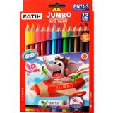 Fatih Kalem Fatih Kuru Boya Kalemi Jumbo Tam Boy 12 Li