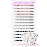 Fatih Kurşun Kalem, 12'li Paket (BAYKUŞ)