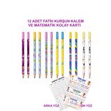 Fatih Kurşun Kalem, 12'li Paket (FLAMİNGOLAR)