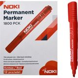 Fatih Markor Permanent Kalem Kesik Uc Kirmizi 3440-12-Lı-Pkt