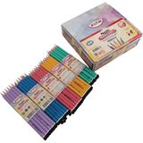 Fatih Mercanlı Pastel Kurşun Kalem 12 Adet Renkli Ahşap Kalem Seti Türkiye Menşeli