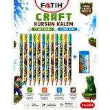 Fatih Mini Craft B Kurşun Kalem Seti 12 Mini Craft Kurşun Kalem 1 Mini Craft Silgi Okul Kırtasiye Seti