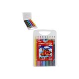 fatih mini craft jumbo üçgen kuru boya kalemi 12 renk çantalı fa33589kb12rtb - Yok