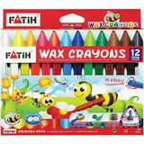 Fatih Mum Boya 12 Renk Jumbo Crayon Üç Köşeli Tasarım ile Çocuklar İçin Eğlenceli Boyama Seti