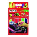 Fatih Mum Boya Wax Crayons Neon 6lı - 3 Paket - 3 Adet