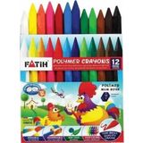 Fatih Mum Pastel Boya Polymer Crayons Kisa 12 Renk Mum Pastel Boya