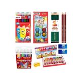 Fatih Okul Kırtasiye Seti Pastel Sulu Kuru Keçeli Kalem Set5