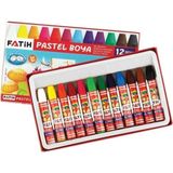 Fatih Pastel Boya 12 Renkli King Size Set Dayanıklı ve Eğlenceli Çocuklar için