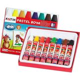 Fatih Pastel Boya 8 Renk Çocuklar İçin Eğlenceli Sanat Araçları 8 Parça - 8'li