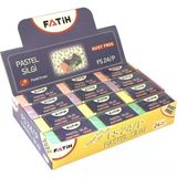 Fatih Pastel Silgi Karışık Renkli Fs24 Fa36035Slp (24 Lü Paket)