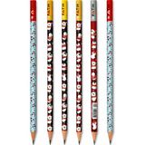 Fatih Penguen Desenli Kurşun Kalem 6 Adet - Çok Renkli