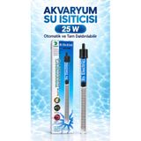 Fatih-Pet RS 25W Otomatik Termostatlı Tam Daldırılabilir Akvaryum Isıtıcısı