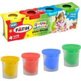 Fatih Play Dough 4’lü Renkli Oyun Hamuru Seti - 001-Renkli
