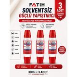 Fatih Solventsiz Güçlü Yapıştırıcı (3 Adet Ekonomik Paket)