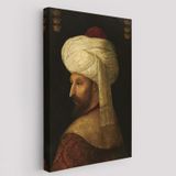 Fatih Sultan Mehmed Han Portresi Dekoratif Kanvas Tablo, Duvar Dekoru 6409